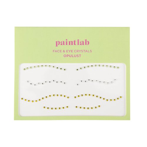PaintLab Eye Gems, Self-Adhesive Rhinestones for Makeup, Face Jewels for Beginners, Kids, Teens, and Women, Opulust