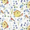 Boston International IHR 3-Ply Paper Napkins, 20-Count Lunch Size, Birdhouse In Spring