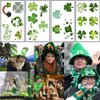 COKOHAPPY 169Pcs St Patricks Day Temporary Tattoos Face Sticker, 20 Sheets Body Temporary Tattoos Decorative Stickers for Saint Patrick's Day Party Favor Decoration