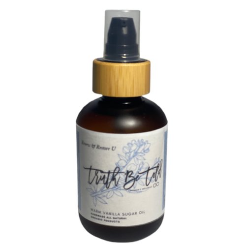 Warm Vanilla Sugar Oil Lightweight Body Oil for Dry Skin, Sheer Moisturizer Organic Blend of Vitamin E, Vitamin A & More
