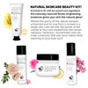 WBM Skincare Beauty Kit -Facial Cleanser & Facial Moisturizer for Sensitive Skin, Witch Hazel Facial Toner with Aloe Vera Formula, Anti-Aging Night Cream for Daily Cleansing & Refreshing Skin
