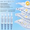 Hyaluronic Acid Tubes, 3% Hyaluronic Acid Serum Ultra-Hydrating Vials,Ultra-Hydrating Serum Single-Use Vials,Hyaluronic Acid Serum,Moisturizing, Firming and Tendering (1Pack,30Pcs)