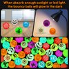 Halloween Party Favors Kids Toys 64Pcs Halloween Toys Glow In The Dark Party Supplies Bouncy Balls Toys for Kids Halloween Party Decorations Favor Bag Fillers Trick or Treating Goodies