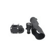 Pactrade Marine Boat Pontoon Mount Adjustable Fishing Rod Holder 1 1/4' Square 7/8'' - 1'' Round Rail Tube 180 Degree