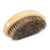 Wave Brush Medium Boar Bristles Hair brush-Designed for Thin and Normal Hair-Mens Curved Military Wave and Beard Brush-Great for 360 Waves