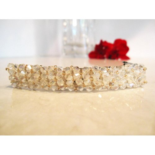Sparkle hair clip barrettes (Primary color: Clear)