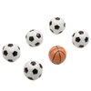 Wannianmu 4Pack Ceramic Soccer knobs Football Knobs, Sports Drawer Knobs Pulls Handles for Dresser Cupboard Closet Door Handle Home Kitchen Boys Kids Room Nursery Furniture Knobs Decorative
