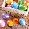 20 Packs Prefilled Easter Eggs with Mochi Squishy Toys Mini Stress Relief Squishies Toy for Kids Easter Egg Hunt for Easter Party Favors Classroom Prize Supplies Exchange Gifts
