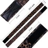 Elastic Bands for Wig Edges 2PCS Edge Laying Band Adjustable Edge Wrap to Lay Edges Lace Melting Band Leopard Print Pattern Wig Band for Edges Comfortable Elastic Band for Lace Frontal Melt