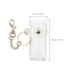 PACKOVE Lipstick Holder Keychain Lipstick Pouch Keychain Lip Balm Holder Lip Balm Pouch Lipstick Sleeve Key Chain Lipstick Travel Case Lipstick Case With Key Ring For Women (Random Color)