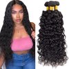 26 28 30 Inch Kinky Curly Brazilian Remy Human Hair 3 Bundles Weaves Natural Balck Color Real Unprocessed Virgin Hair Extensions Curly Wave Hair Bundles For Women