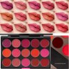 Kaely 15 Colors Lipstick Palette,Pro Lip gloss Lip Palette,Halloween Makeup Matte Red Lipstick for Women,labiales mate 24 horas originales matte larga duracion 24 Lip Stain Long Lasting Waterproof