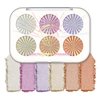 6 Color Face Cheek Highlighter Makeup Palette Shimmer Glitter Iridescent Multichrome Holographic Eyeshadow Palette Purple Rainbow Glitter Highlighter Makeup Highlight And Contour Palette Eye Makeup