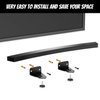 Wall Mount for Samsung Curved Soundbar HW-J4000 HW-J6000 HW-J6500 HW-JM4000C HW-M4500 HW-J6001 HW-JM4000 HW-JM6000 HW-JM6500 HW-J6000R HW-M4510/ZF HW-M4501XU HW-M4501ZF Sound bar Mounting Bracket Kit