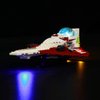 JANWAALY LED Lighting Kit Compatible with Lego 75333 OBI-Wan Kenobi’s Jedi Starfighter Building Set - Lights Only - Decoration LED Light Kit Without Building Block Model (Basic Version)