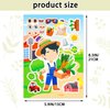 24 Sheets 8.3''×5.9'' Make Your Own Farm Animals Stickers for Toddlers Kids Party Favors, Make a Face Stickers for Kids Activities Supplies Crafts