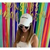 Funky Junque Bridal Baseball Cap - B*r*i*d*e - White