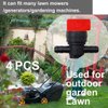 Taiss Fuel Shut Off Valve,4PCS 1/4" Line Gas Fuel Small Engine Shut Off valves Compatible with 494768 698181 Gas Fuel shutoff valves Lawn Tractors.