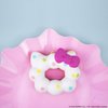 Hamee Hello Kitty Cute Mochi Donut SquiSHU Squishy Toys - Slow Rising Squishy Toy Keychain for Party Favors, Stress Ball, Birthday Gifts, Kawaii Squishy for Kids, Girls, Boys, Adults - Pink