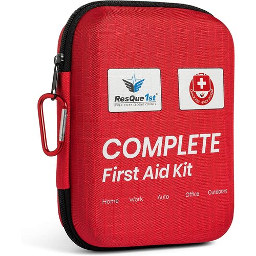 First Aid Kit for Home and Travel Essentials - Ideal for Emergency Car Kit and Camping Essentials - Portable First Aid Kits and Outdoors - Emergency First Aid Kit for Car and Road Trip Essentials