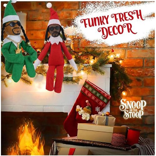 FULIXIHA Christmas Elf Doll Ornaments, Handmade Elf Doll Decoration, Hip Hop Doll Christmas Ornaments Plush Doll Toy for Christmas Party Holiday Home Garden Decor(Green)