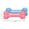 Puppy Kong Goodie Bone - Teething Toy and Treat Dispenser, Small, Assorted Colors