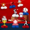 9 Pcs Baseball Centerpieces Baseball Party Decorations Baseball Table Decorations Baseball Birthday Decorations Baseball Party Supplies