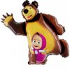 Masha and the Bear Super Shape Figure of Masha Balloon Party Supplies 35 inch