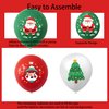 HADCKJA Christmas Balloons Christmas Party Supplies Christmas Tree White Snowman Red Santa Claus Green Latex Balloon for Christmas Party Decor Christmas Theme Birthday party Decorations 12Pcs