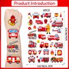 Yoyuspy Firefighter Temporary Tattoos Stickers - 200+ Firefighter Party Decorations Firetruck Fireman Temporary Tattoo for Kids Gifts Fire Truck Fire Themed Party Favors Supplies Decor Prizes