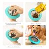 Puzzle Toys for Middle-Size Dogs , Nontoxic Bite-Resistant Dog Treat Feeder, Training Treat Dispenser Ball, Interactive Treat Dispensing Dog Toy to Aid Pets Digestion (Blue)