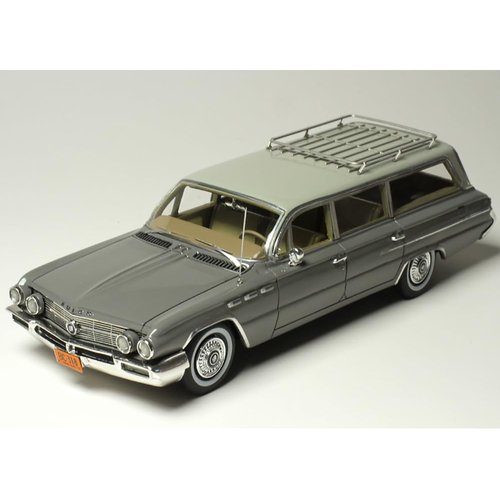 Goldvarg Collection 1962 Invicta Station Wagon Fawn Mist Gray with Beige Top Limited Edition to 200 Pieces Worldwide 1/43 Model Car GC-056B