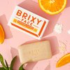 BRIXY Exfoliating Facial Cleansing Bar Even Skin Tone – Rice Powder And Vitamin C, Ceramide & Niacinamide Support A Healthy Skin Barrier, Soap Free, pH Balanced And Vegan