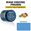 Natural Wave Pomade for Men Strong Hold, Easy Wash 360 Wave Training Hair Cream, Waves Grease for Men Water-Based Hair Cream for Wave, Moisture, Control and Silky Shine, Wave Pomade for Black Men 4oz
