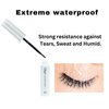 D-UP Eyelashes Fixer Glue EX 553 Black, Super Strong Waterproof False/Fake Eyelash Adhesive, Japanese Medical Grade Glue, Sweat Resistant, Ideal for Eye Makeup & Double Eyelid