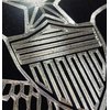 Engraved Senior Army Aviator Wings Car Tag Black & Silver Diamond Etched Aluminum Vanity License Plate