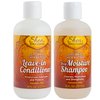 Organic Shea Butter Shampoo & Conditioner | Everyday Deep Cleanses, Repairs, Moisturizes, Strengthens, Detangles & Protects | Paraben-free | 8 Oz Travel Pack (Shampoo & Conditioner)