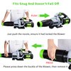Car Drying Nozzle for EGO Leaf Blower Work for EGO 530 575 580 615 650 765 670 1 Pack + Shoulder Strap