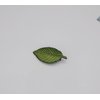 Leaves Hair Clip Embroidery Leaf-Shaped Hairpin Girls Leaves Hair Barrettes BW06 (2 Pcs-Green)