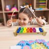 OPPA Colorful Wooden Xylophone for Kids, Safe Mallets, Songbook, and Storage Bag Included, Ideal for Musical Learning and Gifting