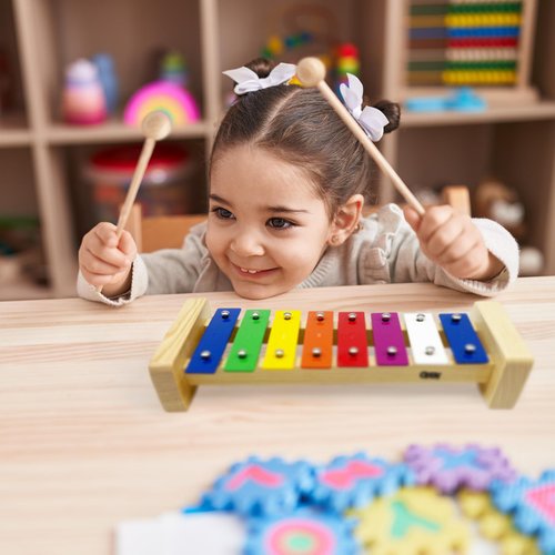OPPA Colorful Wooden Xylophone for Kids, Safe Mallets, Songbook, and Storage Bag Included, Ideal for Musical Learning and Gifting