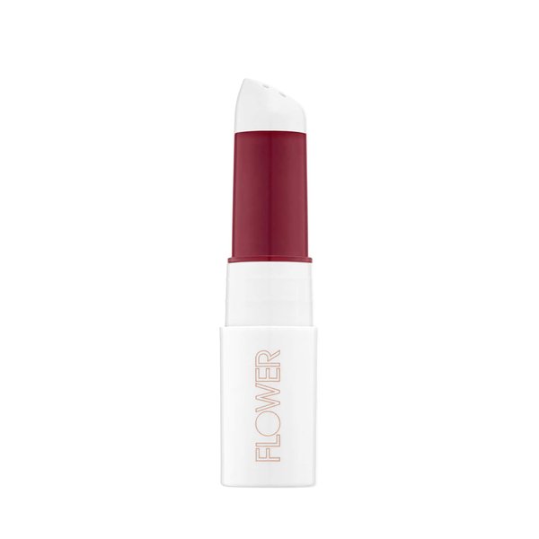 FLOWER Beauty By Drew Barrymore Perfect Pout Hydrating Lip Mask - Soothes + Softens Lips + Natural-Looking Tint - Recovery Lip Treatment + Moisturizes + Hydrates Lips - Scented - Cruelty-Free + Vegan ( Berry-More)