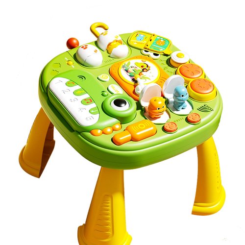 NoTagCat Toddler Activity Table Toys, Dinosaur Educational Early Learning Table for Baby, Discovering Busy Board Musical Toys for Infant, Activity Center Musical Toys for Boys and Girls