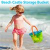 iPlay, iLearn Kids Beach Toys, Toddler Outdoor Sand Toy, Outside Summer Sandbox Playset W/Portable Castle Bucket, Shovels Set, Sand Molds, Travel Fun Gifts for 3 4 5 6 7 8 Year Old Boy Girl Children