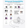 USB C Charger for iPhone 15 Charger, 3-Pack 20W PD USB-C Fast Wall Charger, Type C Charger Block with 3Pack 6.6 ft USBC Charger Cable for iPhone 16/15 Pro/15 Pro Max/iPad Pro/AirPods & Android Phones