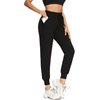 FULLSOFT Sweatpants for Women-Womens Joggers with Pockets Lounge Pants for Yoga Workout Running (Black,Medium)