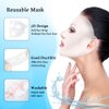 my novel things Face Ice Pack and 2 Packs Silicone Face Mask Cover, Ice Face Mask Hot Cold Eye Compress Skin Care Set for Women for Puffiness Swelling Relief Beauty Spa Essentials Gifts