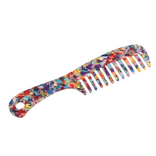 VOCOSTE 1 Pcs Hair Comb Wide Tooth, Anti-Static, for Thick, Curly Hair, Hair Comb, Detangling Comb, for Wet and Dry Multicolor