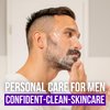 COMPLETE FOR MEN - Face Cleanser, pH Balanced Mens Face Wash for Dry Skin, Daily Facial Cleanser, Skin Care, Face Moisturizer, Hydrating Cleanser, Non Drying & Non Irritating, Refreshing Everyday Use