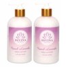 Divina Esencial Calming French Lavender Hand Lotion, Shea Butter, 12oz (Pack of 2) with Pure Essential Oils, Coconut Oil, Aloe Vera.